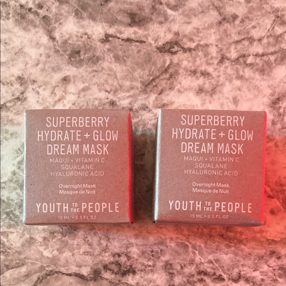 2 Superberry Hydrate + Glow Dream Mask